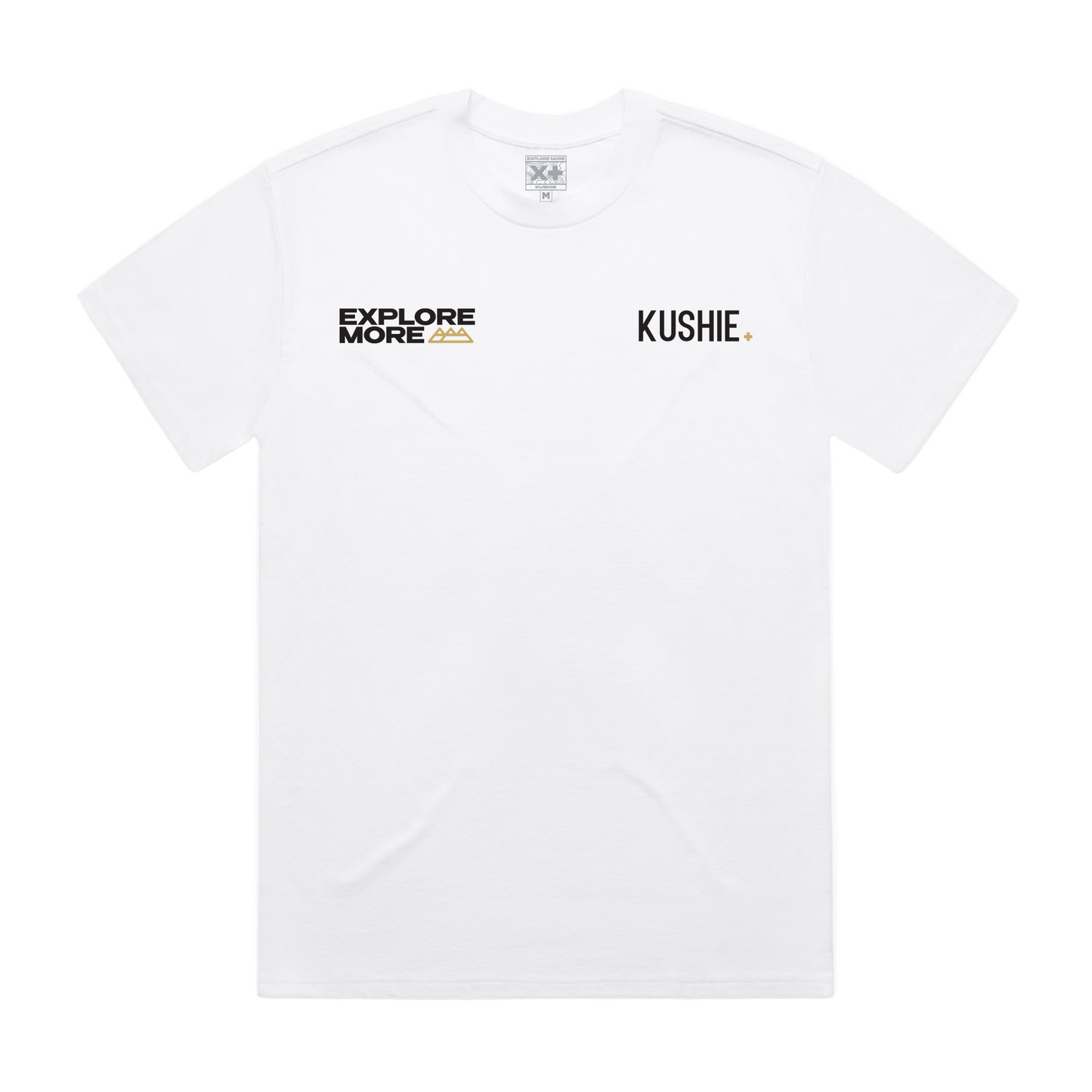KUSHIE X EXPLORE MORE T-SHIRT - WHITE