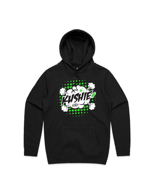 Kushie x Sket One Heavyweight Hoodie Limited Edition -SMOKE