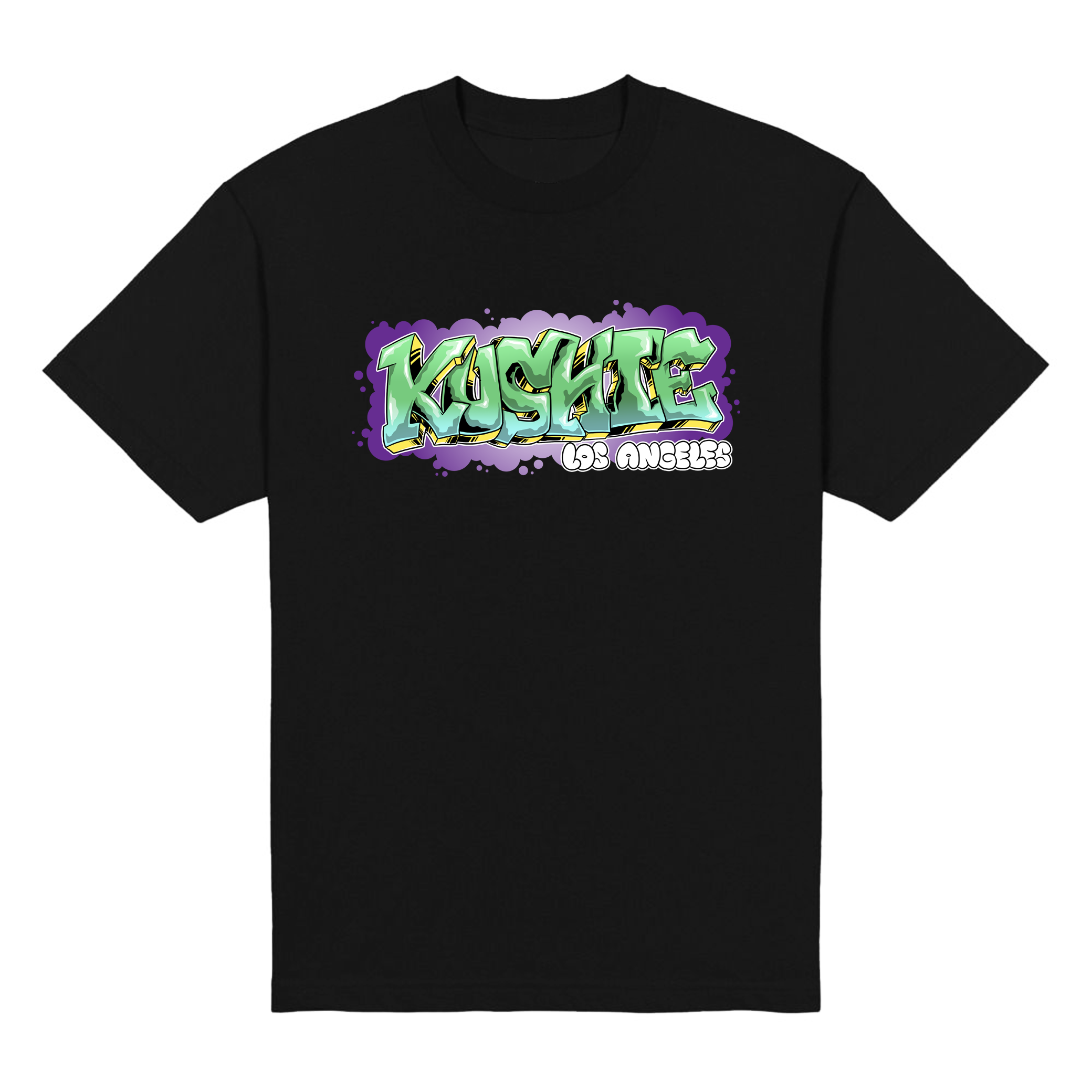 KUSHIE GRAFFITI SHIRT BLACK