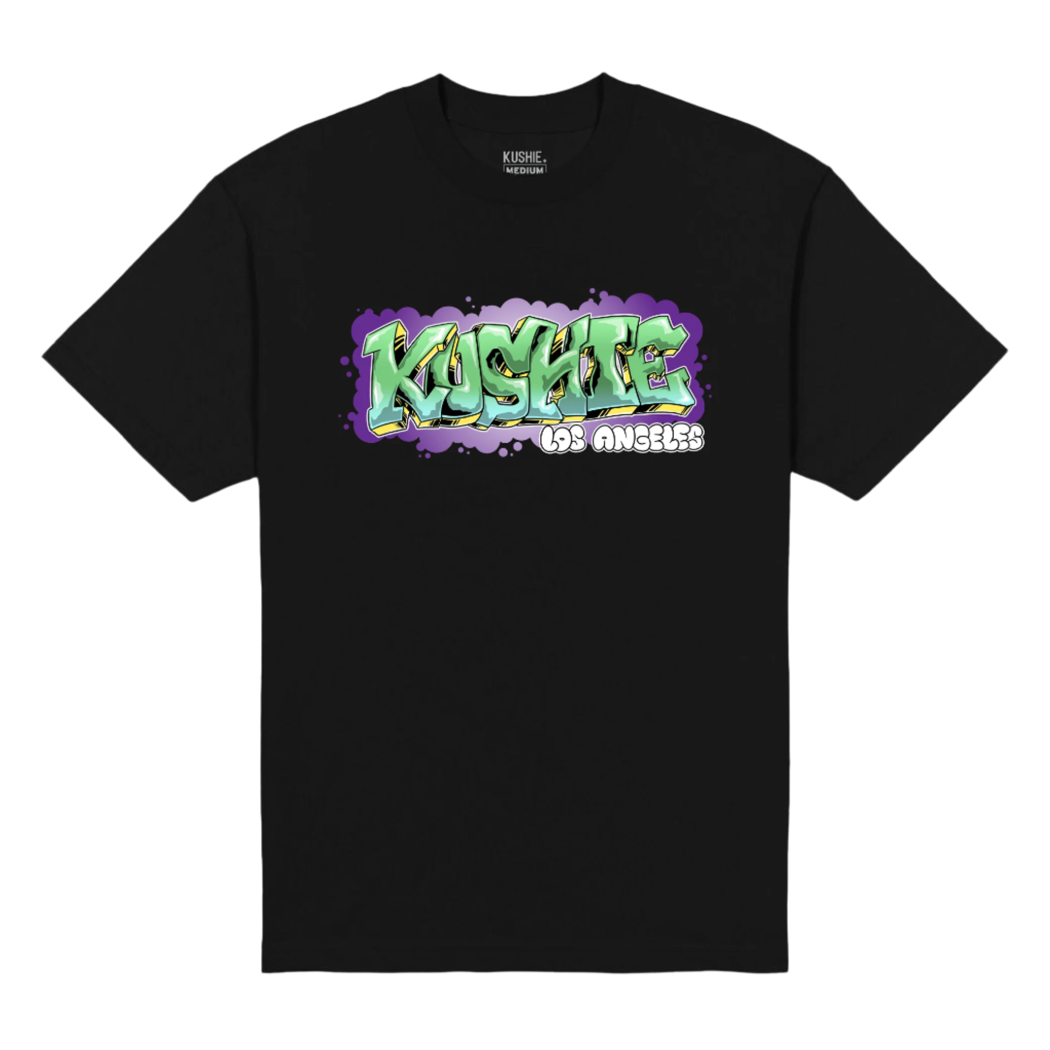 KUSHIE GRAFFITI SHIRT BLACK