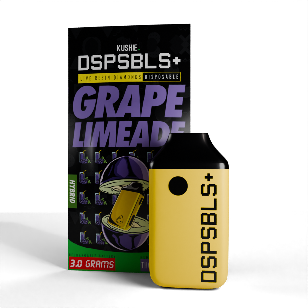 Grape Limeade (Hybrid) DSPSBLS+ 3G HEMP THCA Live Resin Diamonds All In One