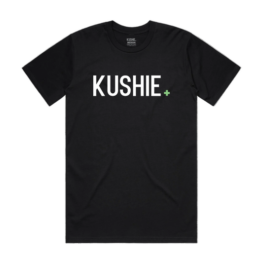 KUSHIE BLACK T-SHIRT