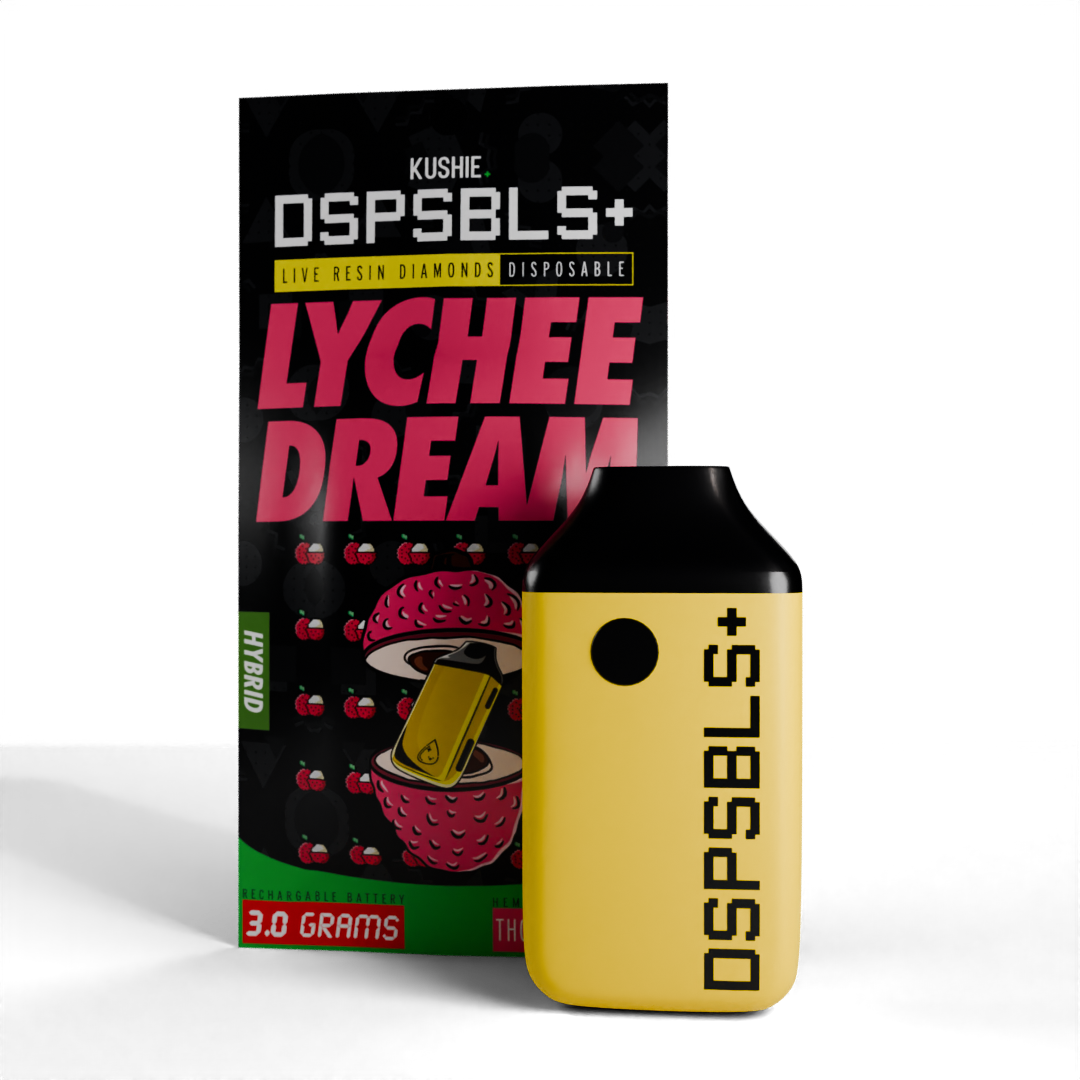 Lychee Dream (Hybrid) DSPSBLS+ 3G HEMP THCA Live Resin Diamonds All In One